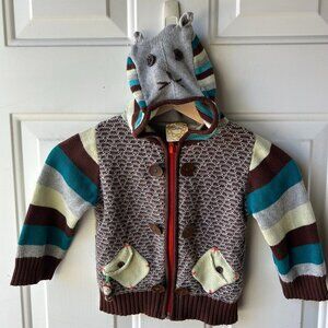 Anthropologie Children's Kitty Knit Sweater